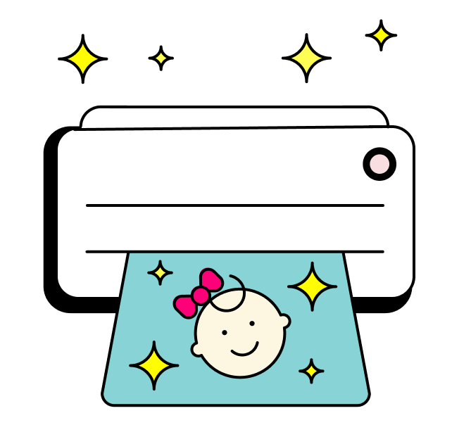 We print and post